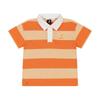 Coolmax Pique STripe Collar T shirT Orange Sb 0003