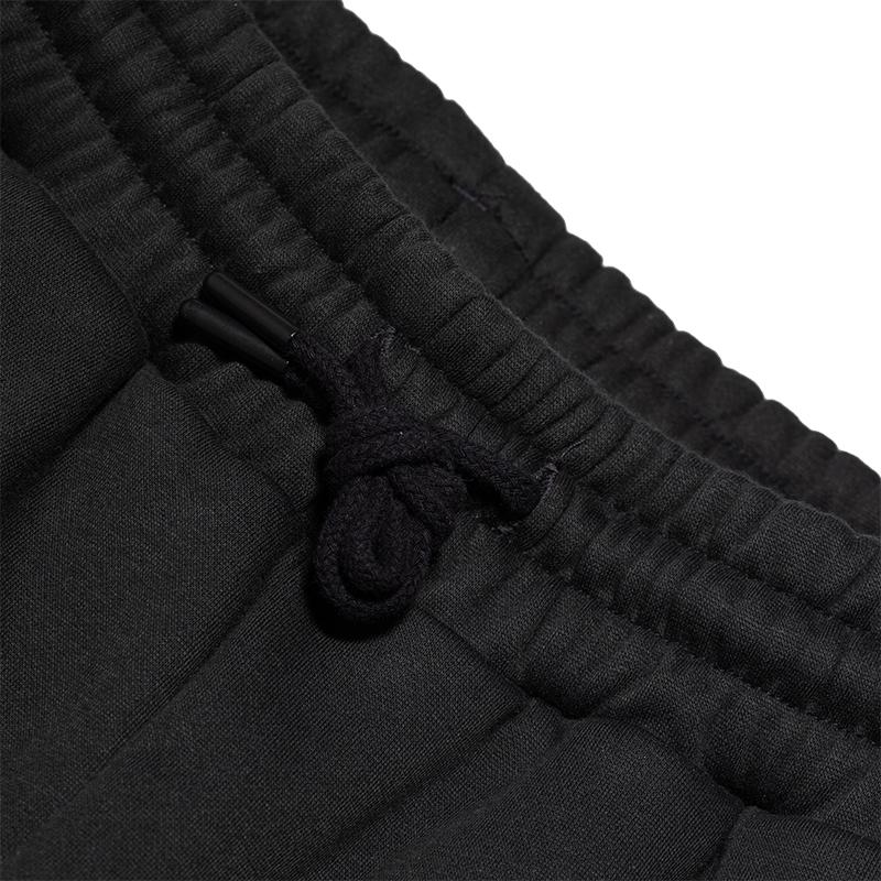 Asics Logo Print Straight Leg Jogger Comfortable Knitted Sports Pants Women bottoms Black 2032C833-001