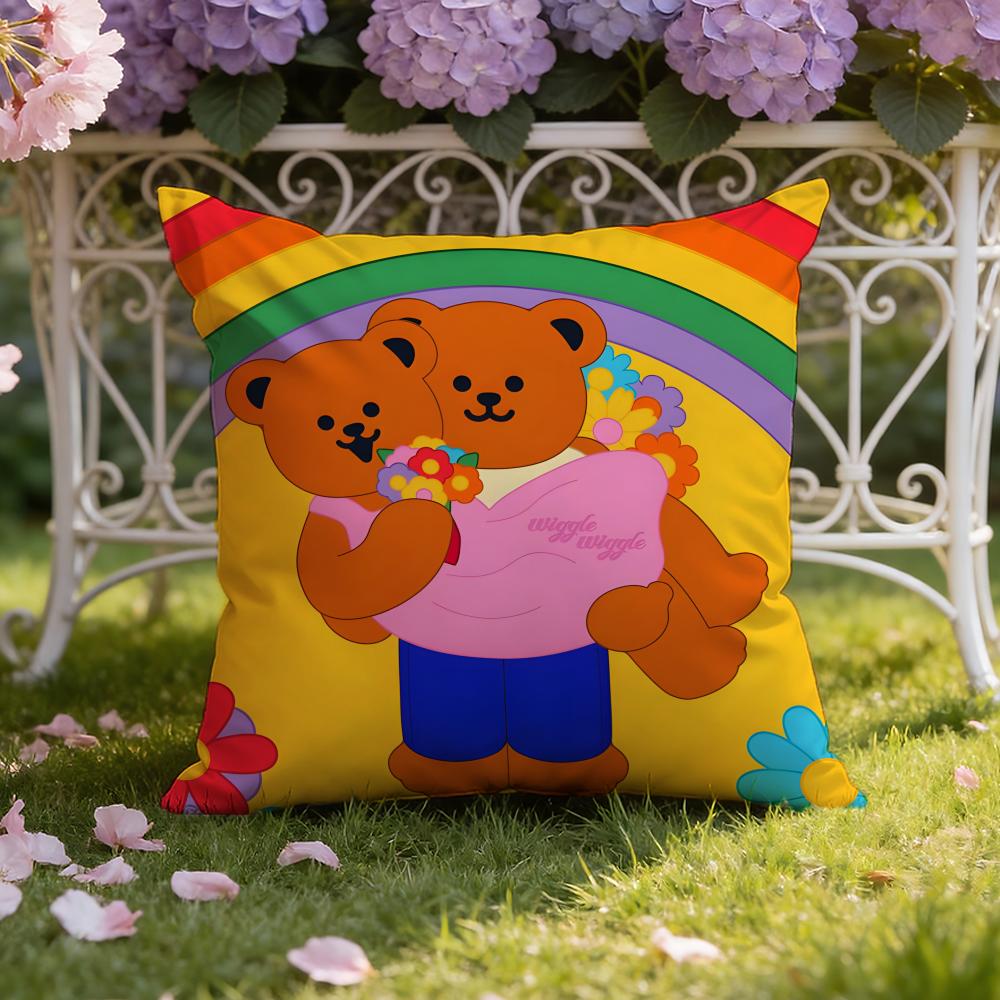 Brand W-wiggleS W-wiggleS Cushion Cover Home & Car Dual-Scene Pillow Cover: Reversible for Premium Comfort
