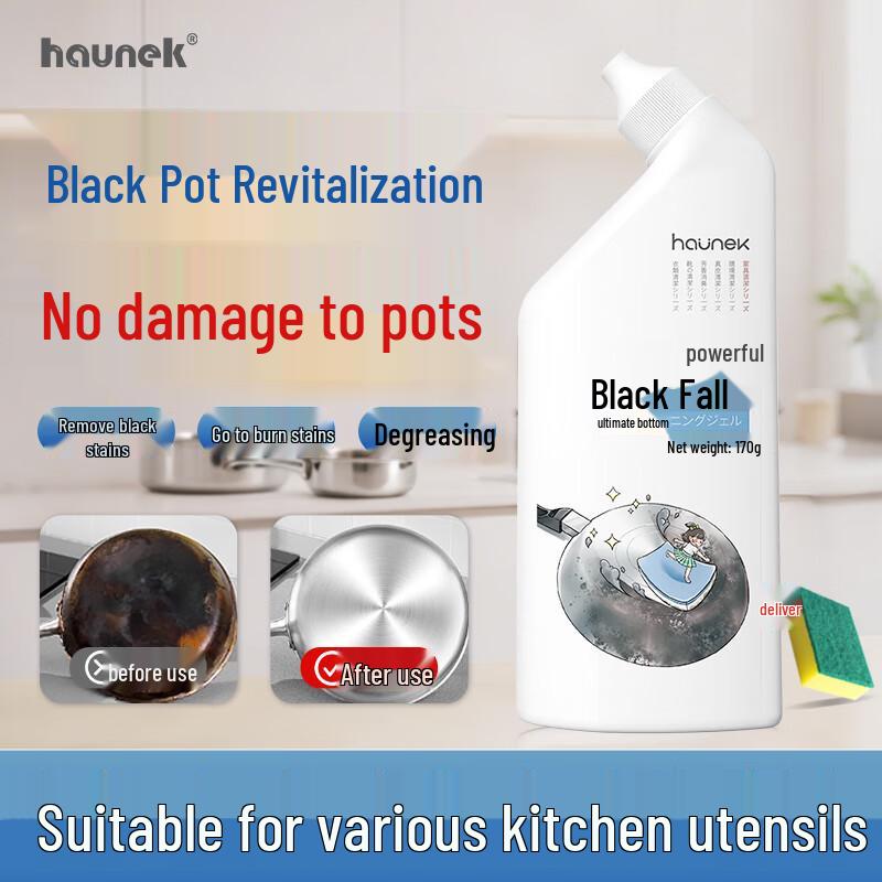 HAUNEK Stainless Steel Pot Black Stain Remover Gel