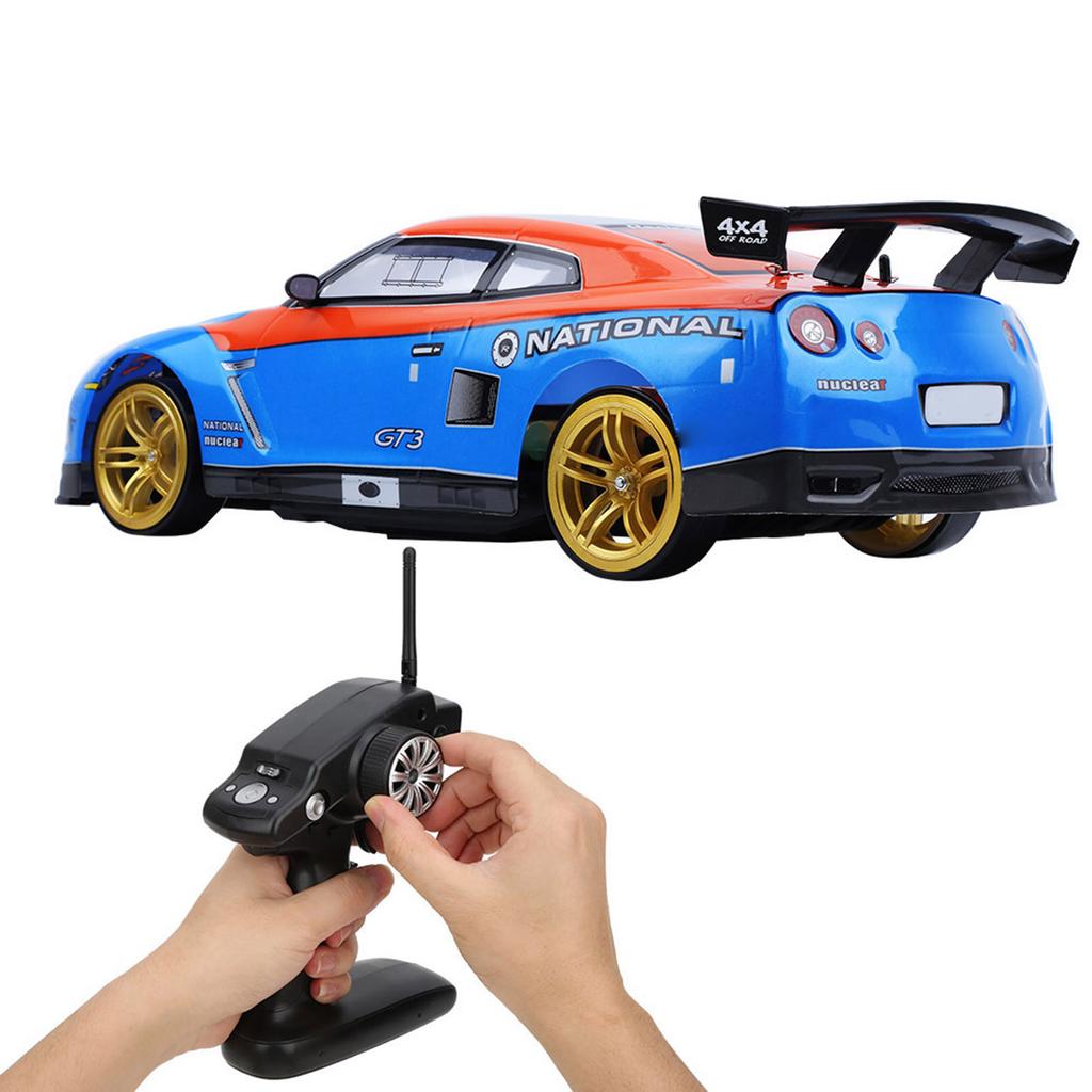 1:10 2.4G RC Car Drift Racing Car Children Kid Remote Control Vehicle Toys GiftsDual Battery