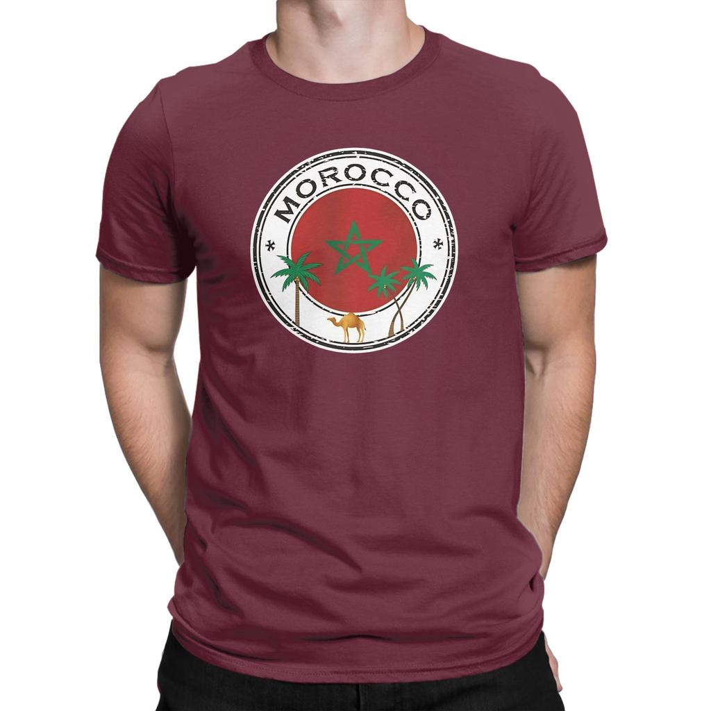 Unisex Women Graphic Print Morocco  T Shirt Tee Pure Cotton  Tshirts Clothes
