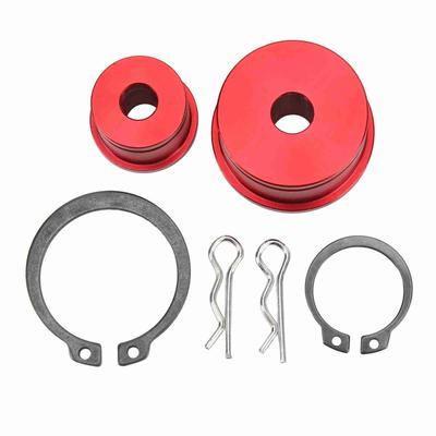 Red Shifter Cable Bushings Kit CNC Aluminum Alloy Replacement for Civic Si 2002?2005