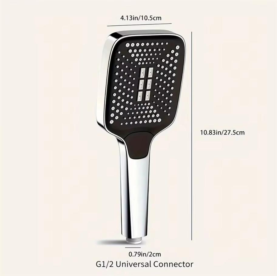 Pressurized Square Shower Head Household Bath Pressurized Shower Head Flower