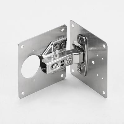 Factory Stainless Steel Furniture Hardware Cabinet Hinge Repair Plate Hinge Repair Plate With Screws