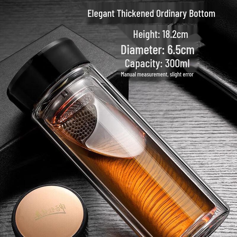 High Borosilicate Double-Walled Glass Cup Set