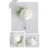 Artificial Rose Flower Set Elegant Silk Rose Boutonniere In Various Color for Wedding Ceremony and Parties