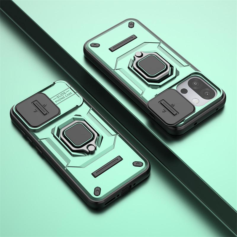 For OnePlus 13T Case Slide Camera Len Cases OnePlus 13T 13s Cover Funda Shockproof Armor PC Stand Phone Cover For OnePlus 13T