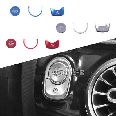 For Mercedes Benz A Class W177 A180 A200 A250 Car One Click Push Start Button Stickers Trim Switch Hood