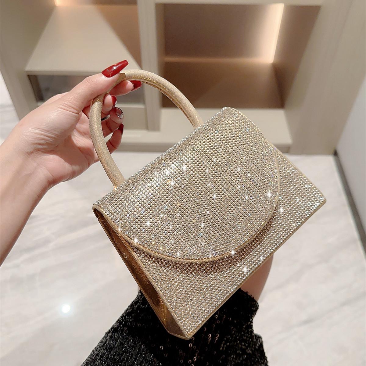 

Women s Pleated Design Sparkling Evening Bag Flap Dress Bag Evening Bag Party Bag Prom Bag Wedding Bag Clutch Bag (20cm Max Length 30cm)
