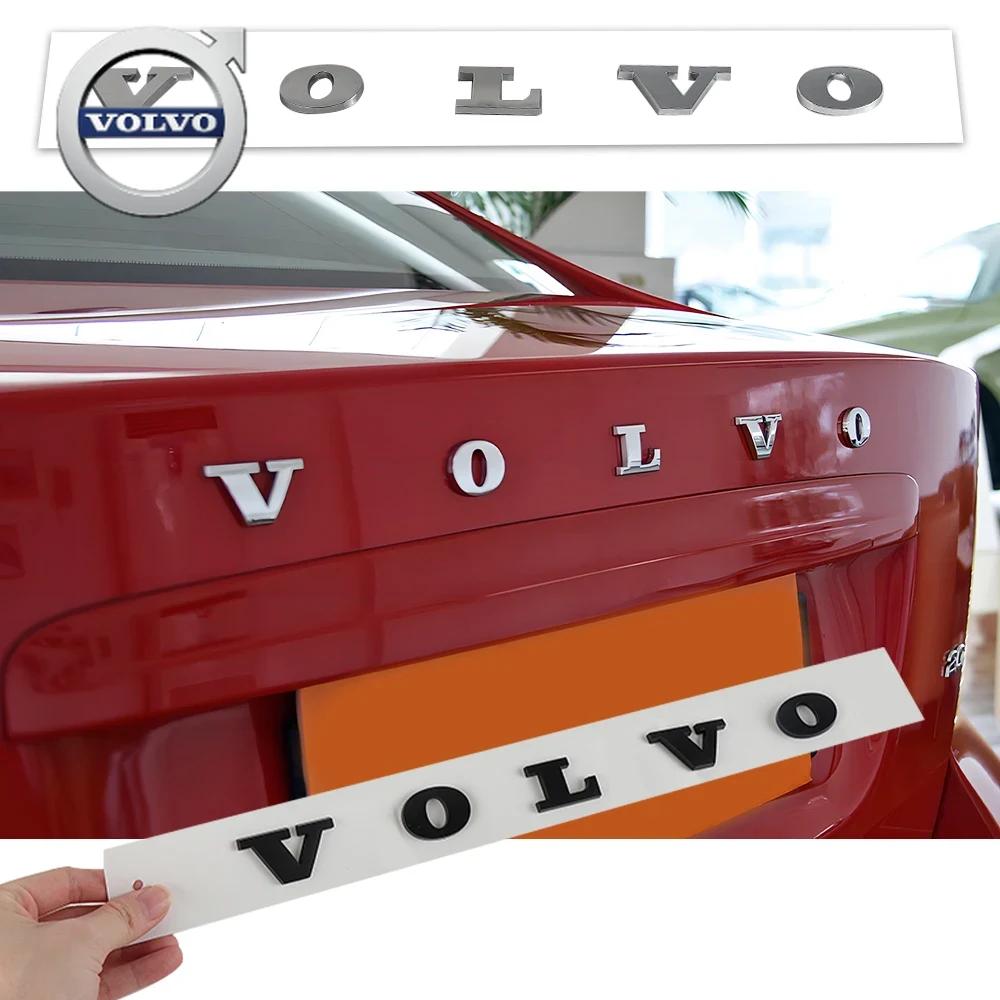For Volvo For Volvo Rdesign T2 T3 T4 T5 T6 T7 T8 S90 XC90 S60 XC40 S90 S80L XC40 ABS 3D Badge Letters Car Trunk Badge Sticker Ac