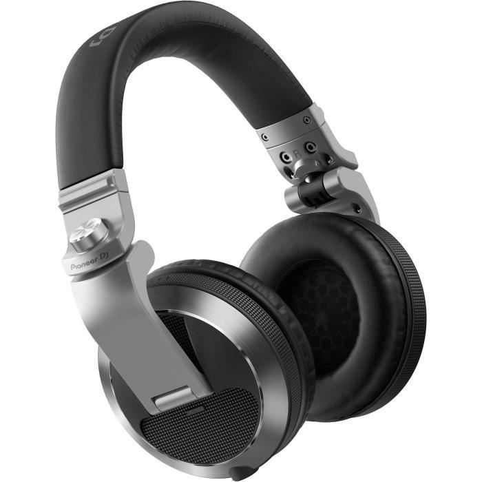 Casque DJ - Pioneer DJ - HDJ-X7-S - Argent - Filaire - Résistant Aux Intempéries