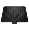 Silicone Dish Drying Mat Non-slipping Heat-Resistant Kitchen Hygienic Drying Pad Foldable Dish Rack Mat with Built-in Drain Lip