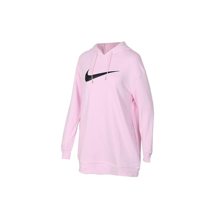(WMNS) Nike Sportswear Swoosh Hoodie Pink Black Women s AV8291-663 L