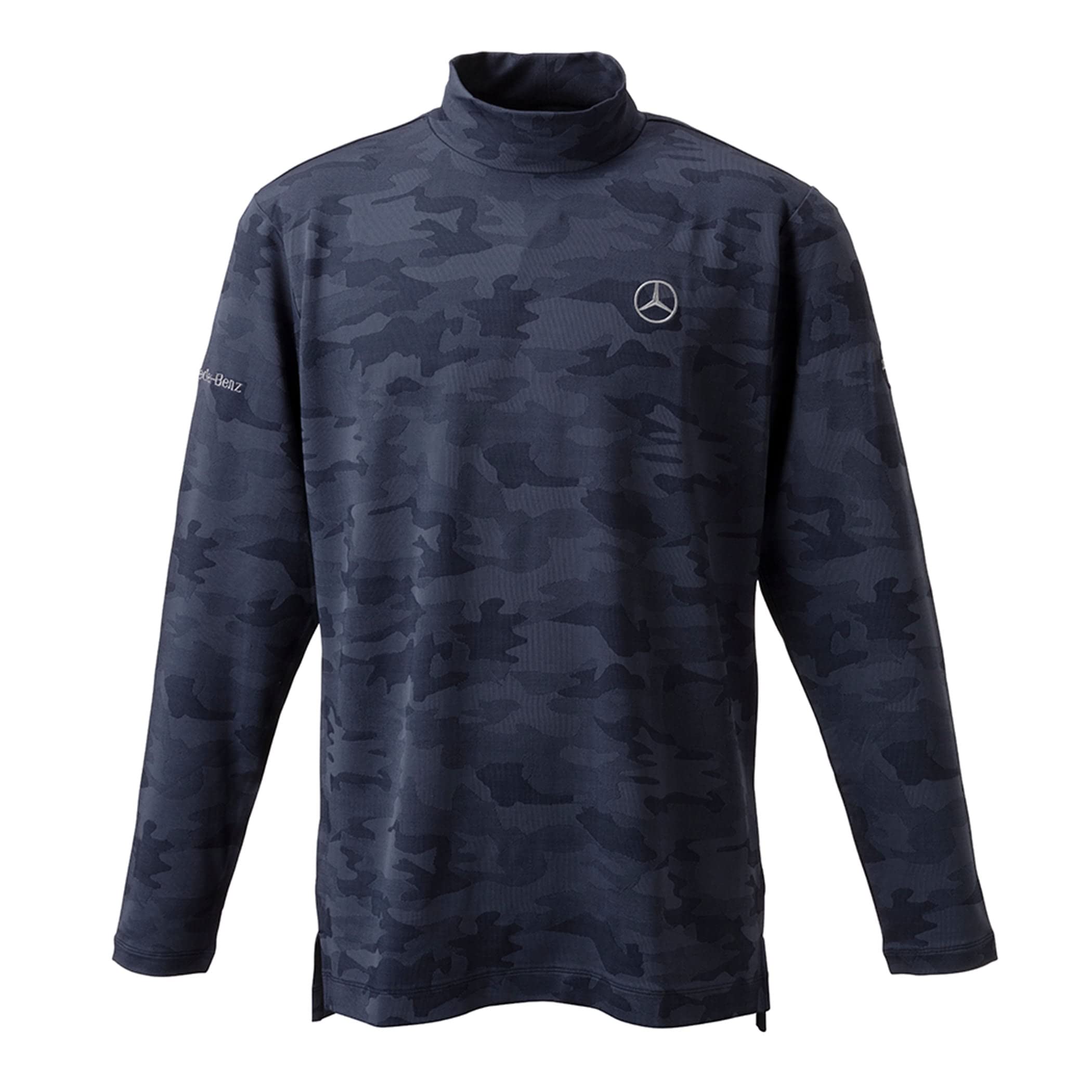 

[Коллекция Mercedes-Benz] Оригинальная футболка-поло Mercedes-Benz x Titleist Boardwalk Camouflage, темно-синяя, размер S