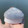 Luxury Proposal Ring Box Diamond Studded LED Ring Boxes Wedding Rings Packaging Box Women's Jewelry Storage Display Boxes