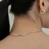 NORMALLEE [Silver 925] Toggle Line Necklace