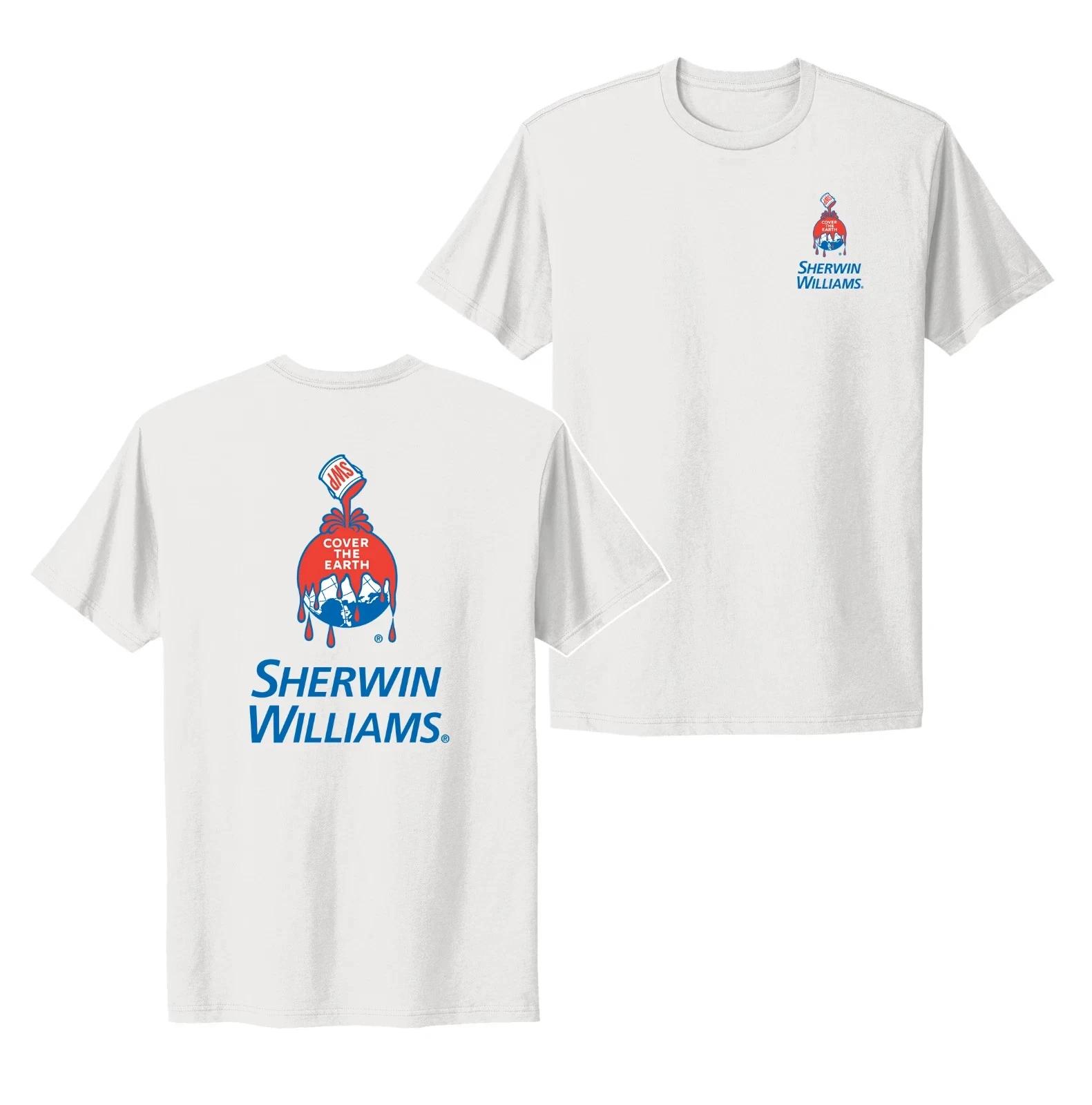 Sherwin Williams Logo White Painting T-Shirt 2XL
