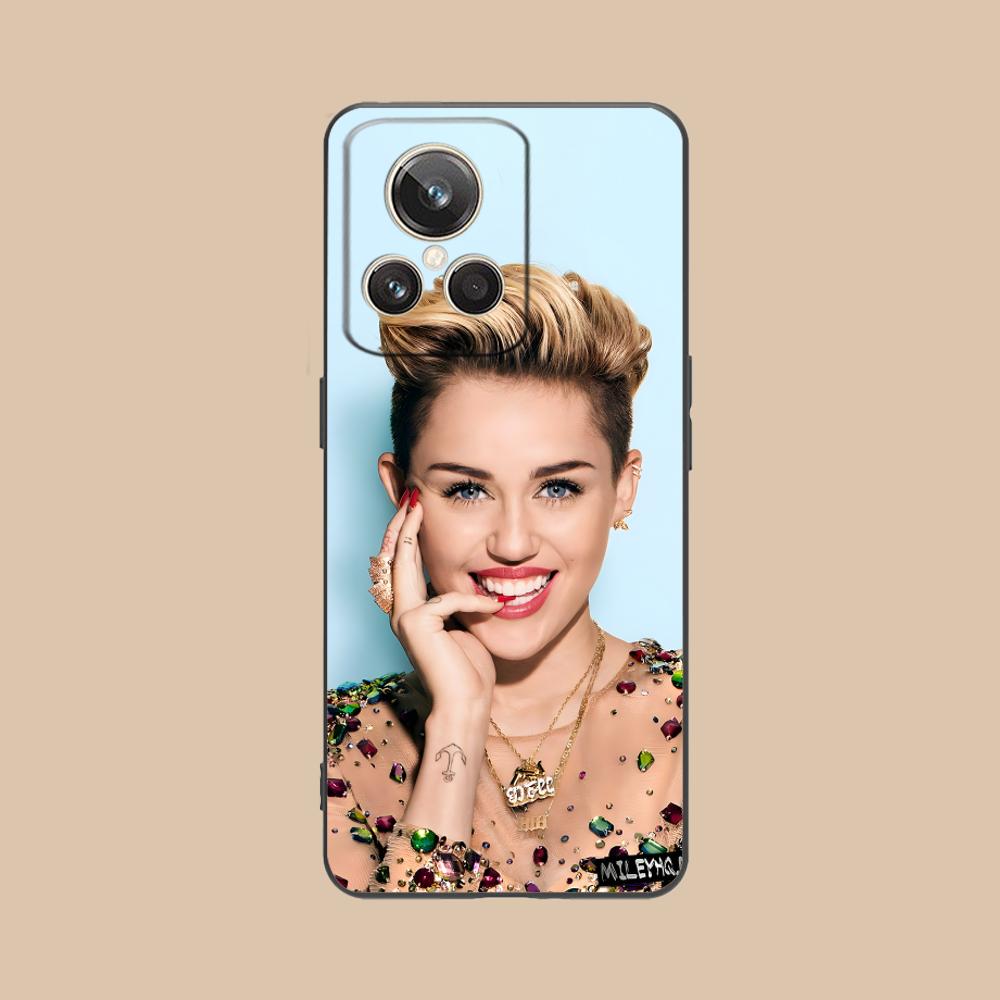 Miley Cyrus Handyhülle für Realme GT 8 Neo Pro C75 73 71 C67 65 C55 53 C35 31 C20 15 Bunte Druckabdeckung Hübsche Abdeckung