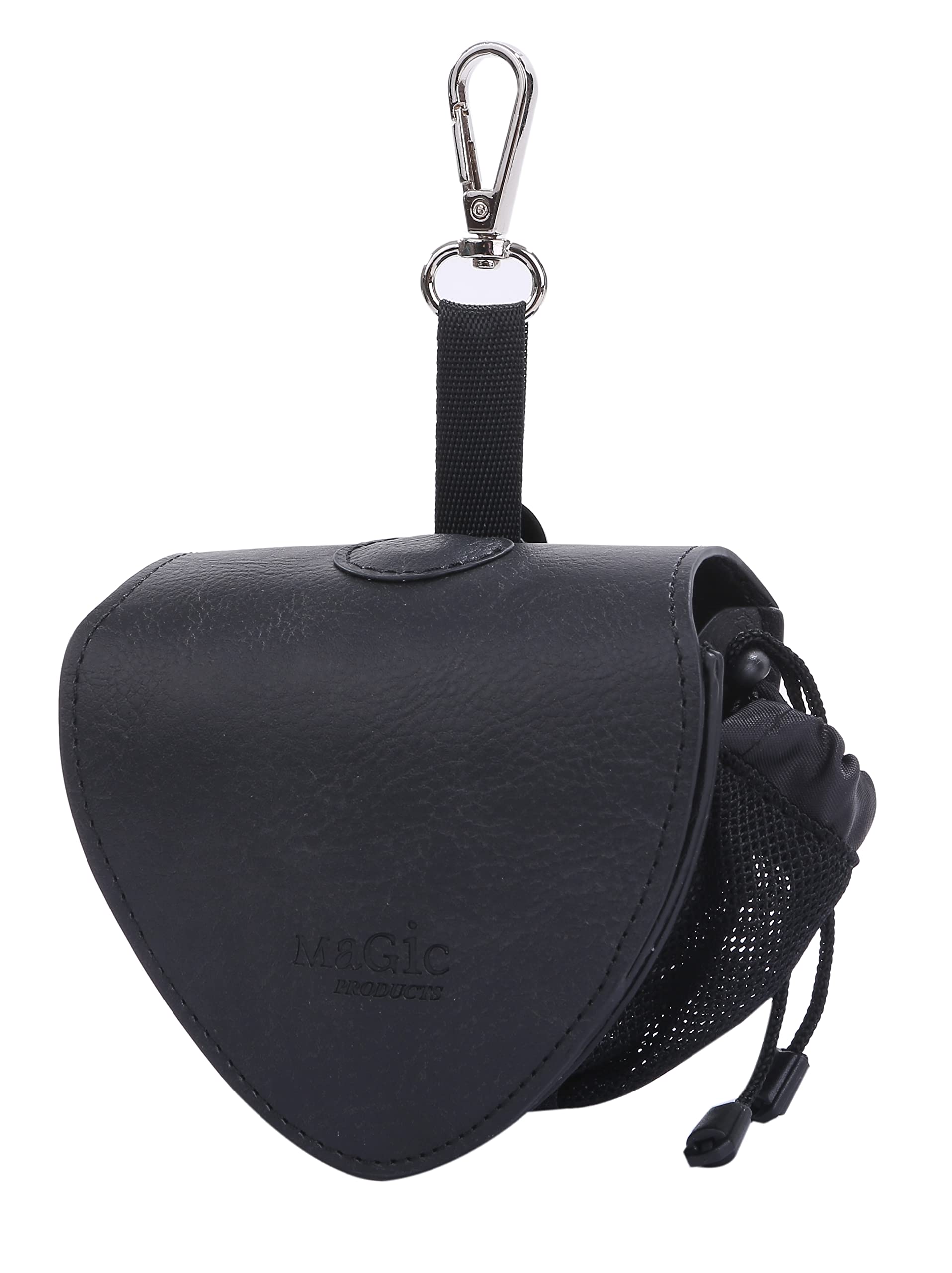 

Magic Products Golf Ball Versatile Soft Matte Case, 3-Ball Capacity, Storage, (Black)