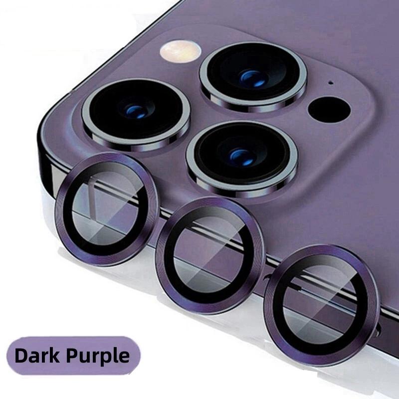 Camera Lens Protector Metal Lens Ring Case Glass For IPhone 15 Plus 15Pro Max 15 Pro 14 13 12 11 Lens Glass Cover