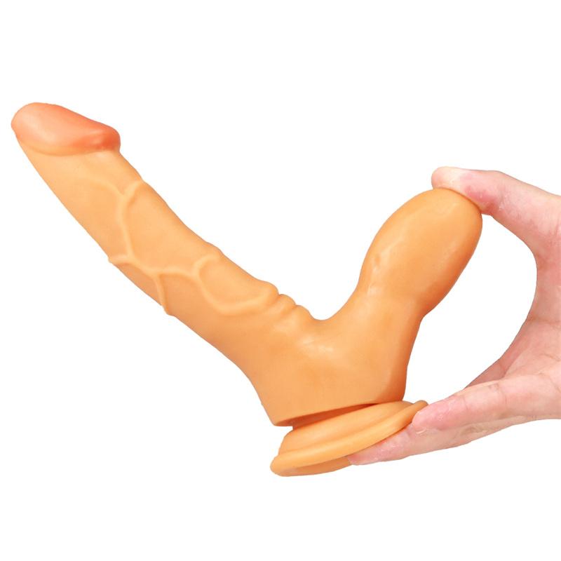 Double Tube Pinch Female Double-headed Dildo G-spot Backcourt Stimulator
