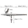 Dual Action Mini Airbrush 0.3mm Feed Spray Torch  For Body Painting Model Painting Nail Tool