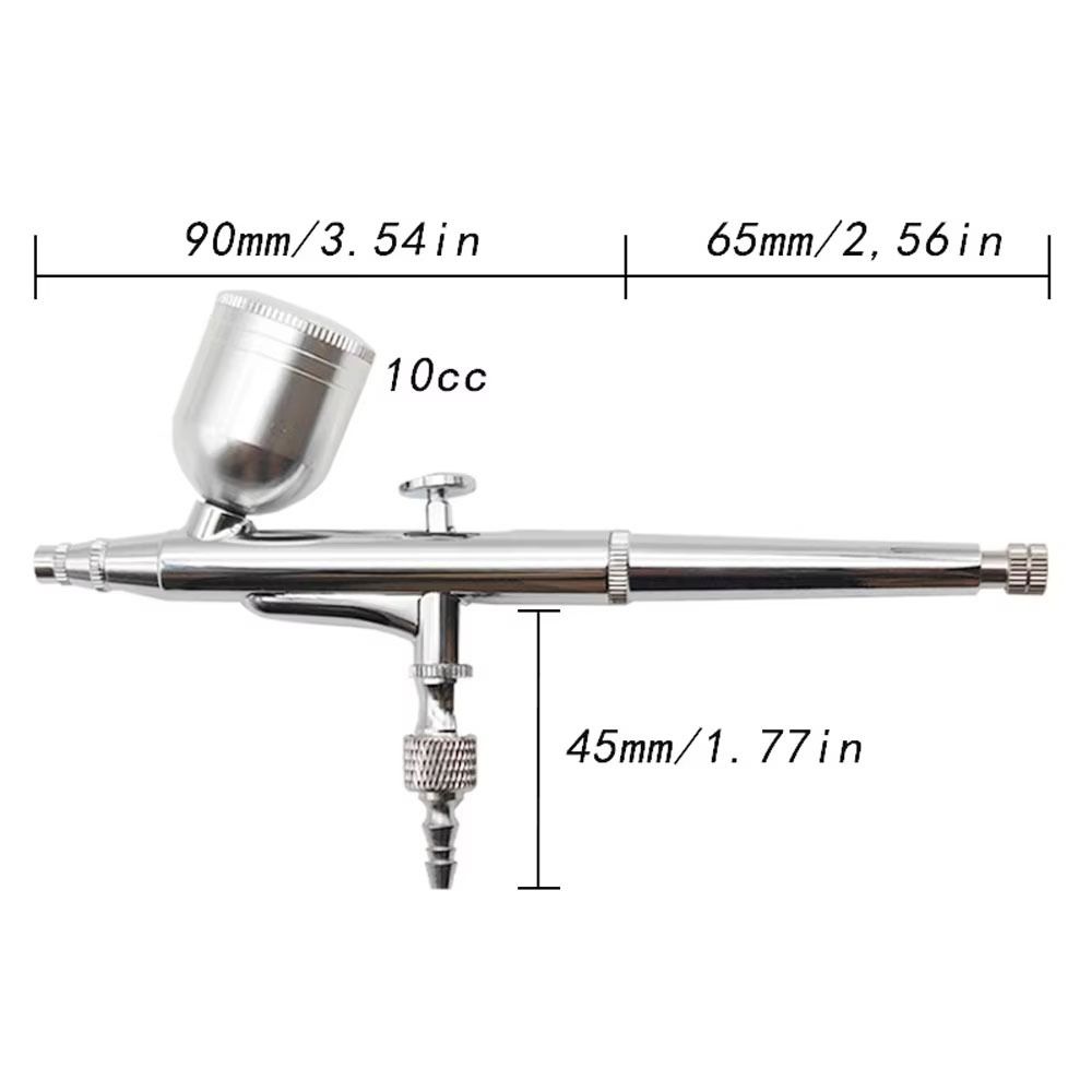 Dual Action Mini Airbrush 0.3mm Feed Spray Torch  For Body Painting Model Painting Nail Tool