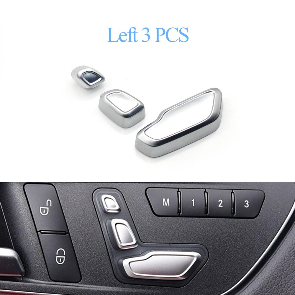 Nastavení předního sedadla Kryt tlačítka spínače opěrky hlavy Pro Benz ABCE ML GL GLE GLK CLS W204 W212 W207 W166 X204 W218 W172 W246