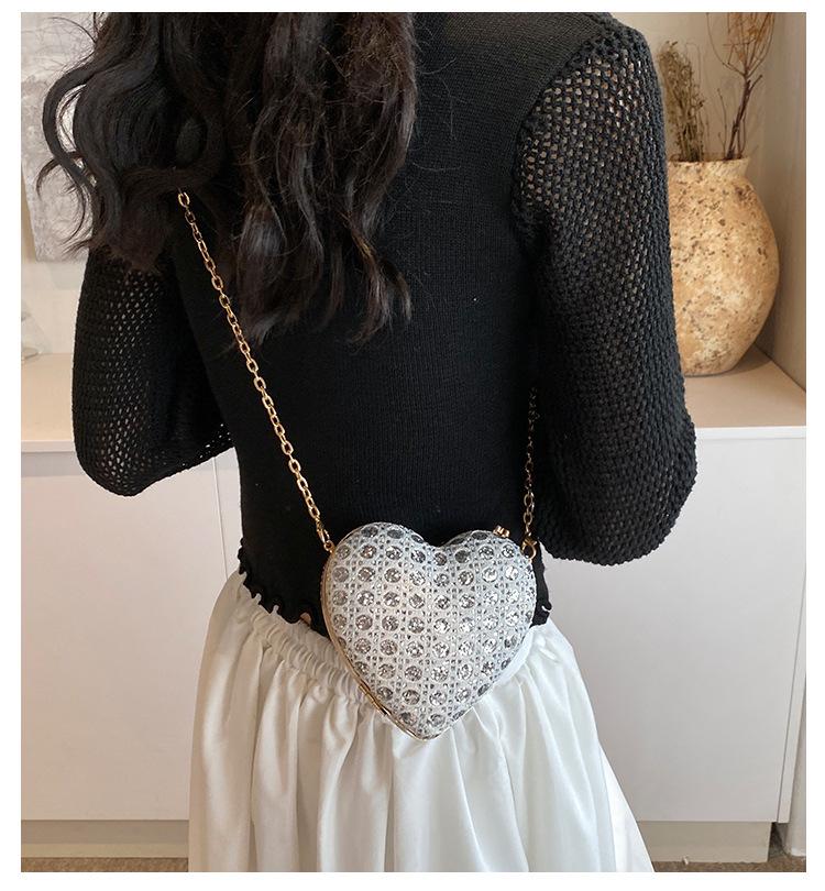 2024 Summer Mini Korean Style Lock Handbag & Heart Coin Purse - Trendy Women's Shoulder Crossbody Bag