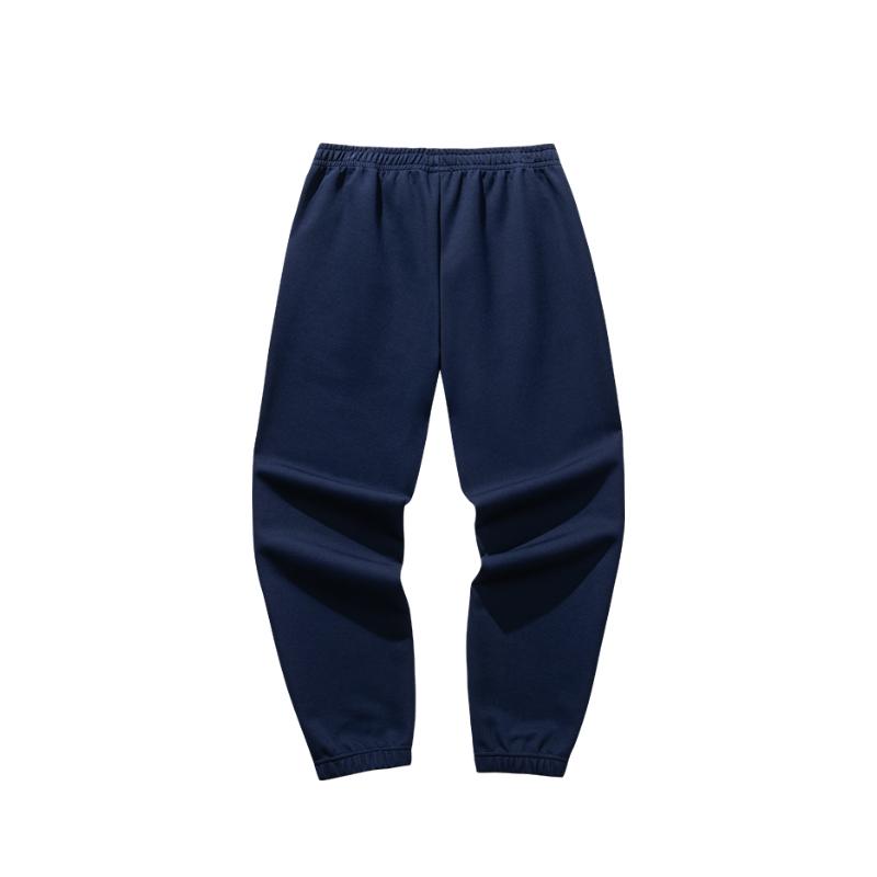 Anta Fashionable Tapered Simple Comfortable Versatile Lace-Up Knitted Sports Pants Men Bottoms 952537304-2