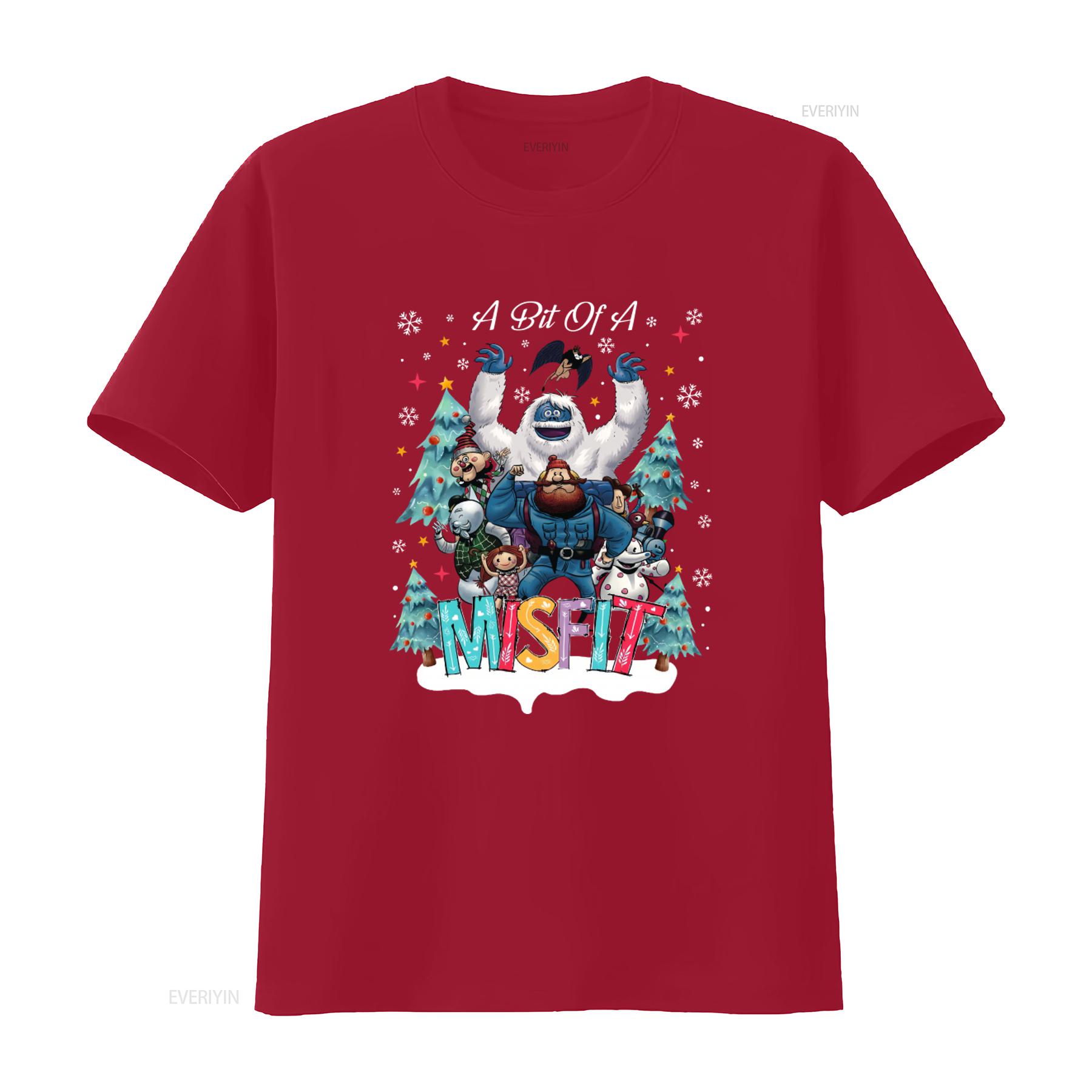 

Christmas Misfit Toys T Shirt A Bit Of Rudolphs The Red Nosed Reindeer Design vintage Washed homme graphic Stretched Breathable S
