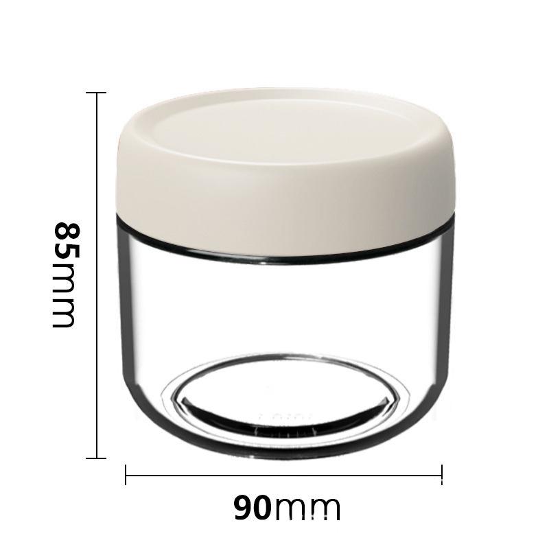 1pcs Glass Sealed Jar Tea Grains Snacks Nuts Glass Kitchen Transparent Storage Jar Storage Bottle Food Storage Container