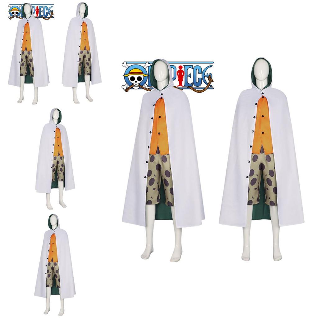 Vysoce kvalitní Cosplay oblek Silverse Rayleighta z One Piece Halloweenský outfit