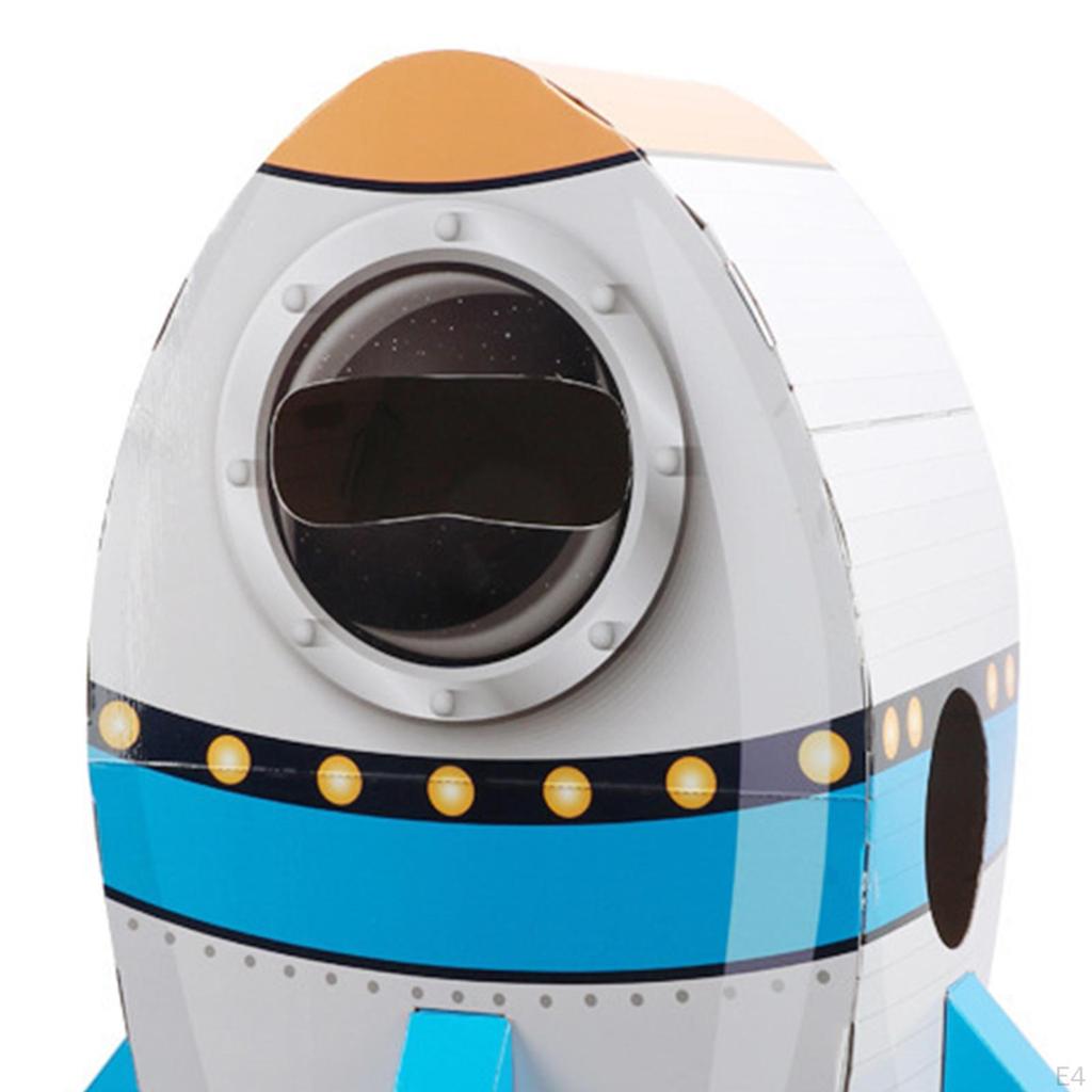 Astronaut wearing Cardboard Box Model,