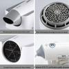 Ruivo Hotel Wall-Mounted Hair Dryer with Negative Ion Technology for Hot & Cold Air
