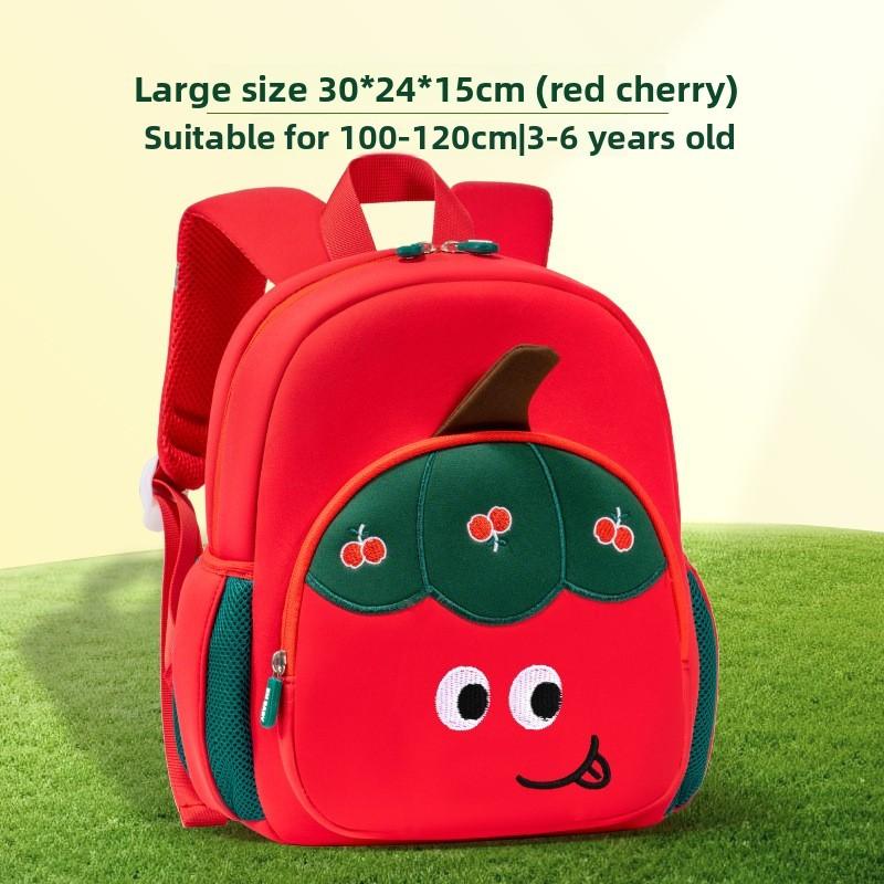 Kids Fruit Pattern Junior Backpack With Padded Straps For School Use