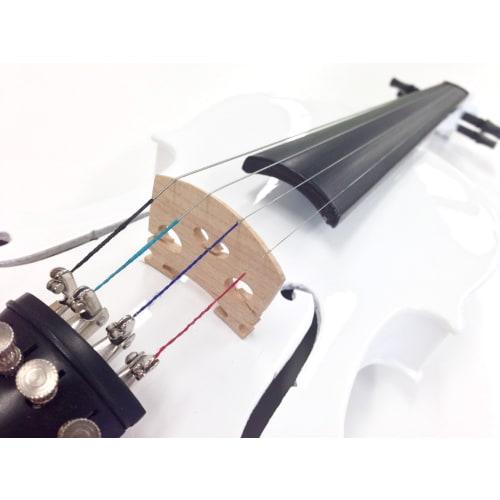 Hallstatt Violin 10-Piece Set with Instruction Book & DVD, V-12/WH, White