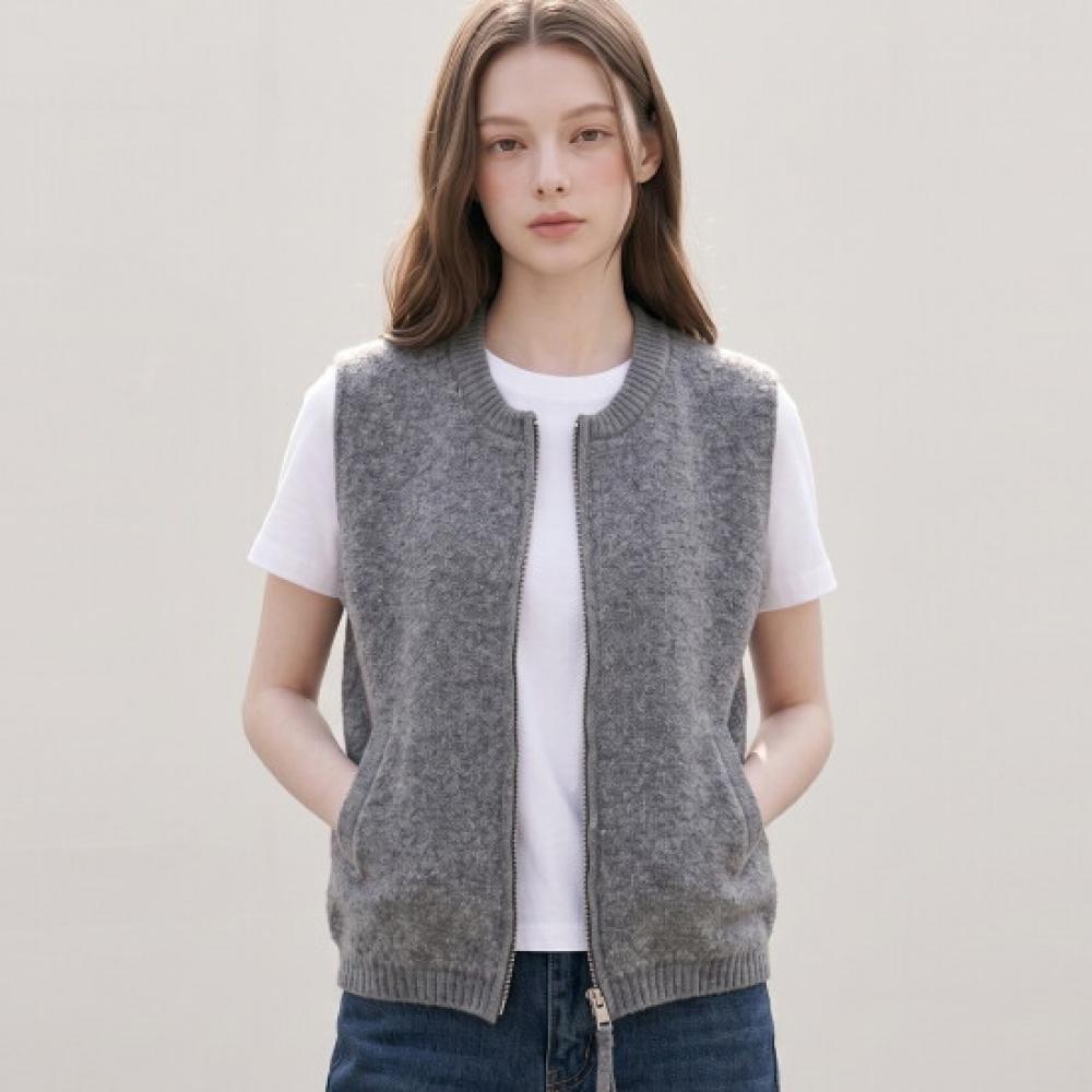 Karra Two Way Zipper Bubble Vest A6f0004