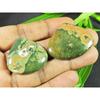 34-37MM Natural Rhyolite?Pear Shape 2Pcs Cabochon Loose Gemstone 99Cts. SK-4212