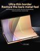 For Samsung Galaxy Z Fold 7 Case High-end Leather Auto-Rebound Magnetic Hinge Protection Moisture Proof Plated Fine Grip Cover