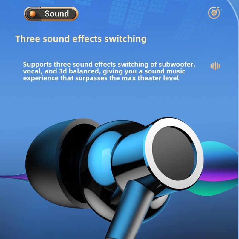 Bluetooth Headphone Neck Neck Wireless Motion Ultra Long Standby Battery Life Noise Reduction