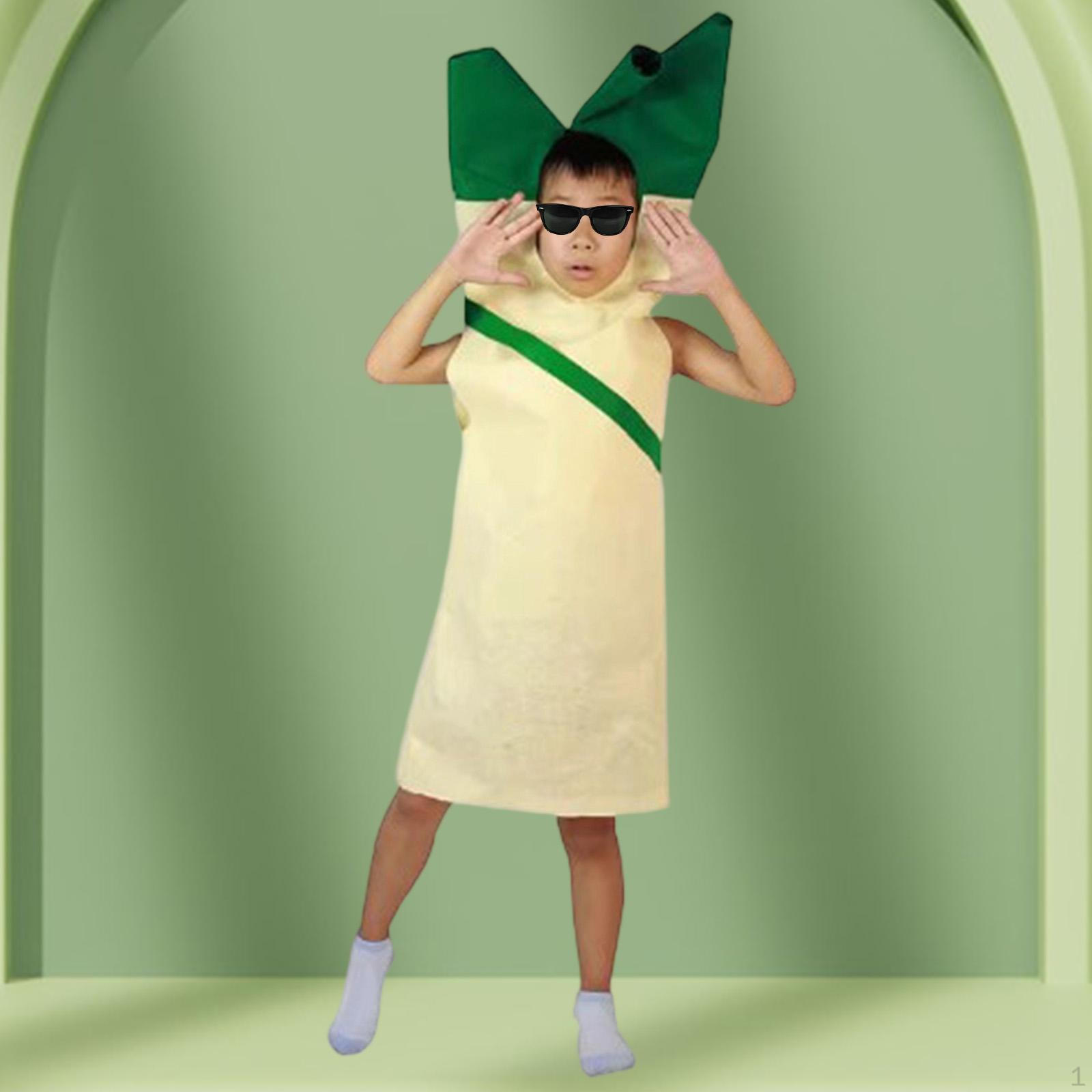 

Детский костюм зеленого лука, смешная одежда для Хэллоуина, фестивальная одежда, наряд для сценического выступления