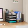 Multi-Layer Desk Organizer for Office Supplies and File Storage