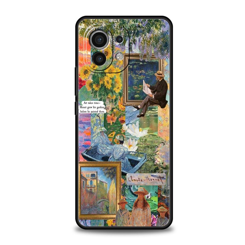 Starry Sky Van Gogh Art Phone Case For Xiaomi 14 13 12 11 Lite 13T 12T 11T Pro 9T Mi Poco X6 X5 M3 X3 Pro F5 F4 F3 5G Cover