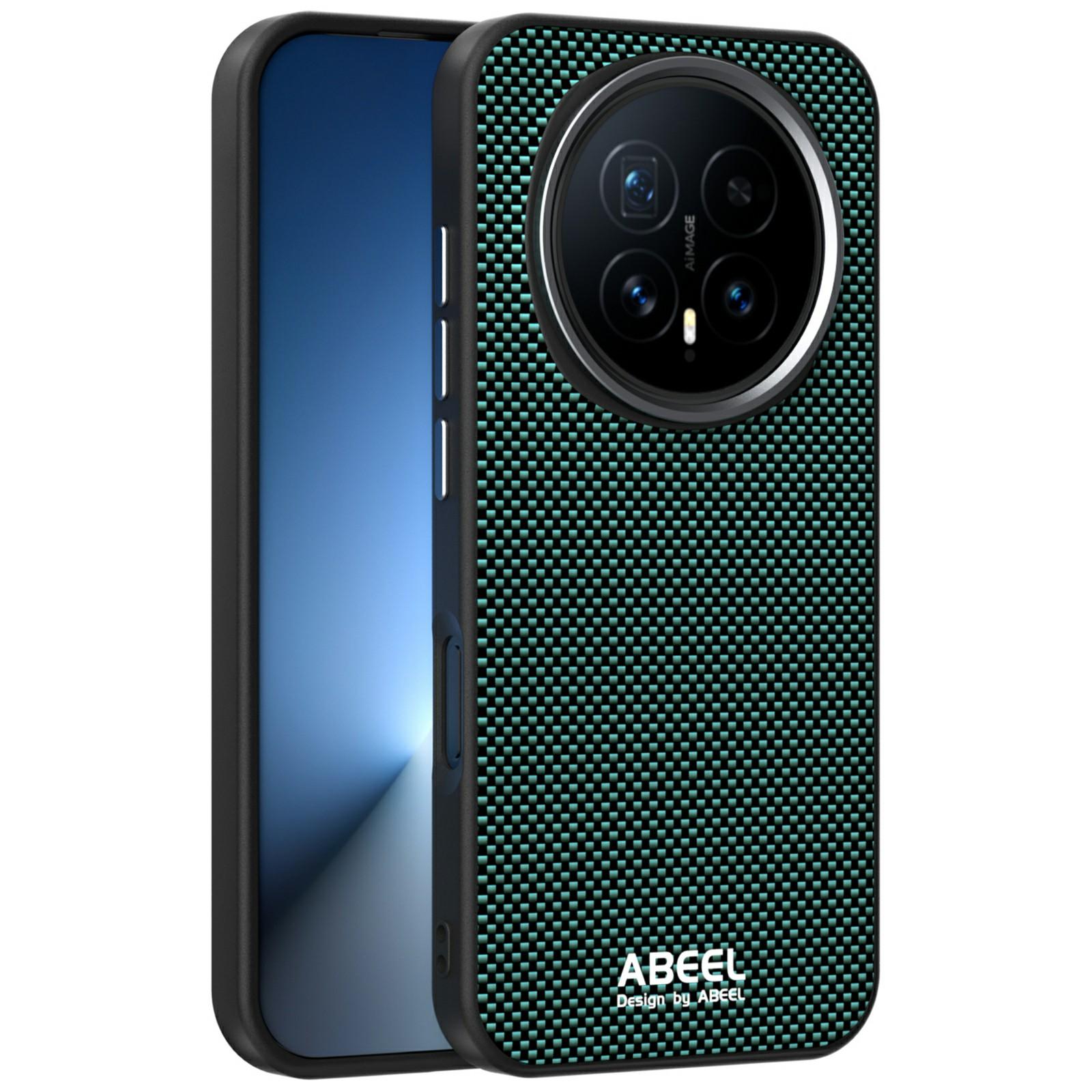 ABEEL For Honor Magic8 5G Magnetic Case Printed PC TPU Aluminum Alloy Leather Phone Cover