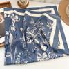 New Printed Satin Square Scarf Fashion All Season Travel Accessory