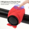 Electric Bike Horn Electronic Bicycle Horn Electric 4 Tones Cycling Alarm Bell Portable Cycling Horn For Road Commuting Hiking