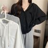Womens Cotton Hoodie Cardigan With Button Details For Casual Spring Wear