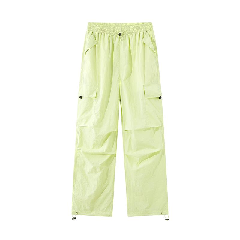 Ice Silk Quick Drying Pants For Women, Dopamine Loose Wide Leg Paratroopers, Windproof, Waterproof, Breathable, Ultra Light Sunscreen Pants
